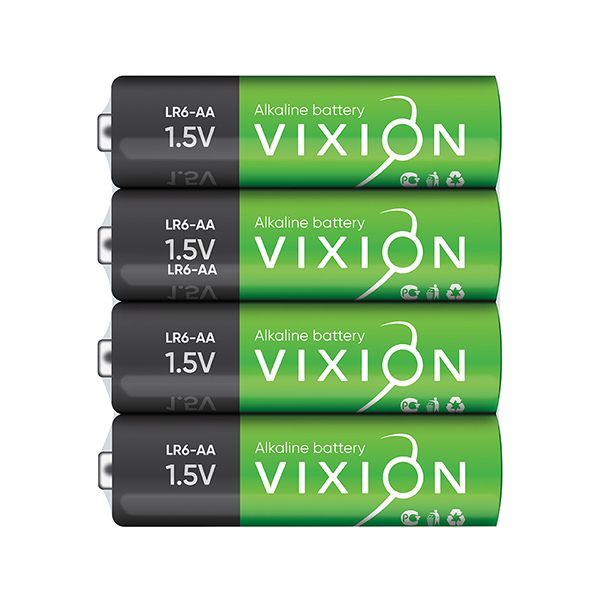 Батарейка Vixion алкалиновая LR6 - AA (плёнка 4шт)